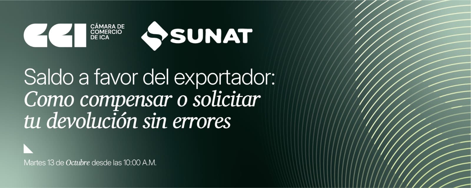 Banner de Saldo a favor del exportador: Como compensar o solicitar tu devolución sin errores.